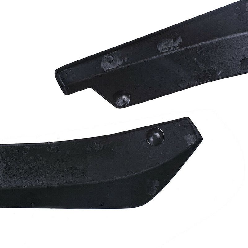 2pcs Universal Car Rear Bumper Lip Spoiler Canards Wrap Abs
