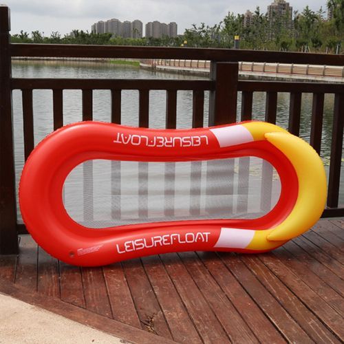 Pool Float Bed Swimming Inflatable Floater With Net Under