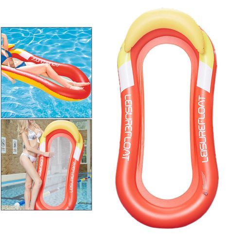 Pool Float Bed Swimming Inflatable Floater With Net Under