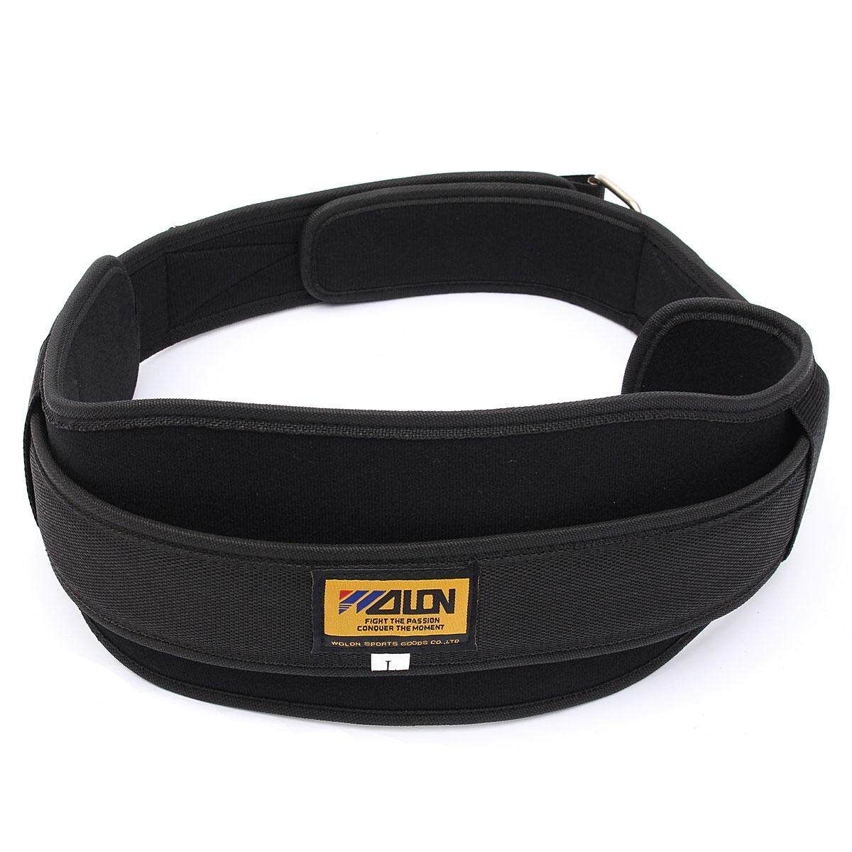 6PCS Neoprene Weight Lifting Belt Gym Fitness Wide Back Training Size L