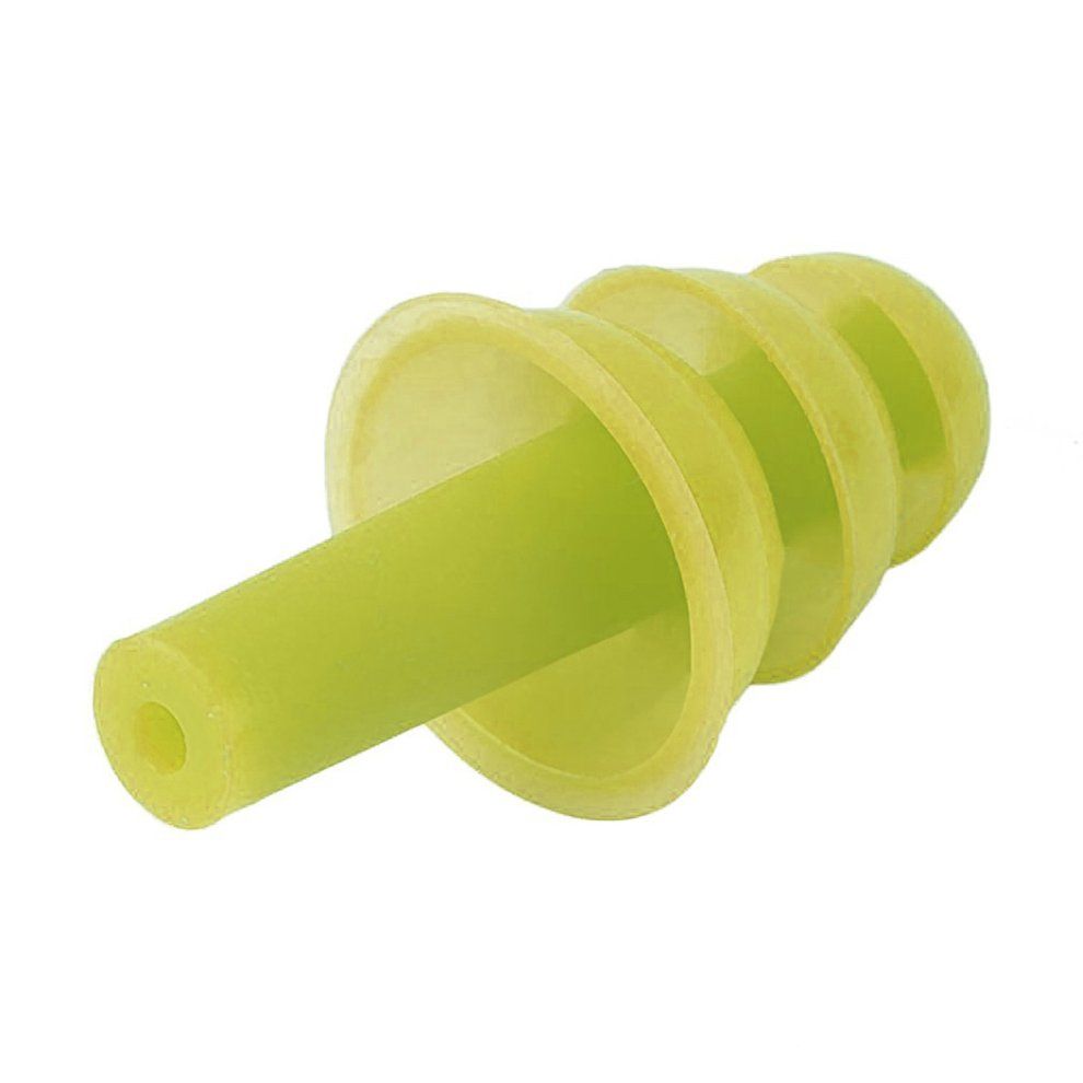 A Pair Sili One Ear Plugs Anti Noise Snore Earplugs Noise Redu Tion For Study-yellow