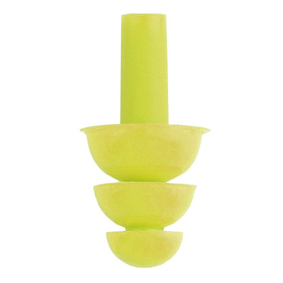 A Pair Sili One Ear Plugs Anti Noise Snore Earplugs Noise Redu Tion For Study-yellow