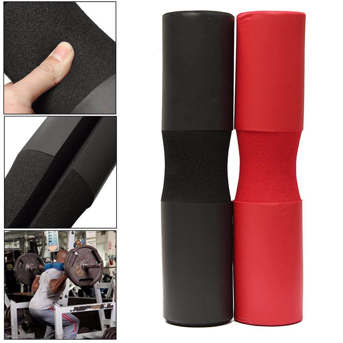 2PCS Foam Padded Barbell Bar Pad Cover For Squat Weight Lifting Shoulder Back