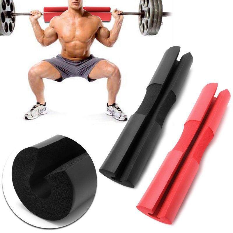2PCS Foam Padded Barbell Bar Pad Cover For Squat Weight Lifting Shoulder Back