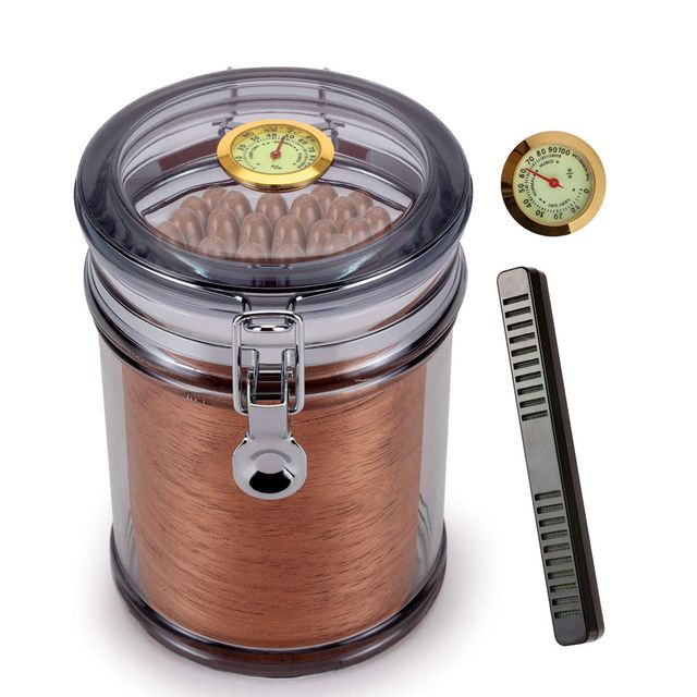 Portable Cigar Case Transparent Cigarette Box