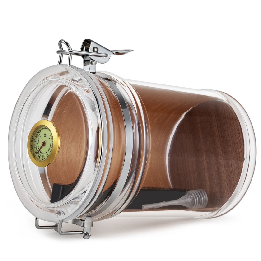 Portable Cigar Case Transparent Cigarette Box
