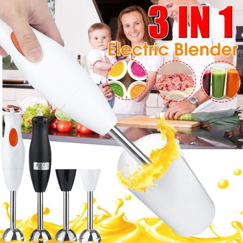 3 In 1 Electric Food Blender Handheld Mixer Grinder Fruit
