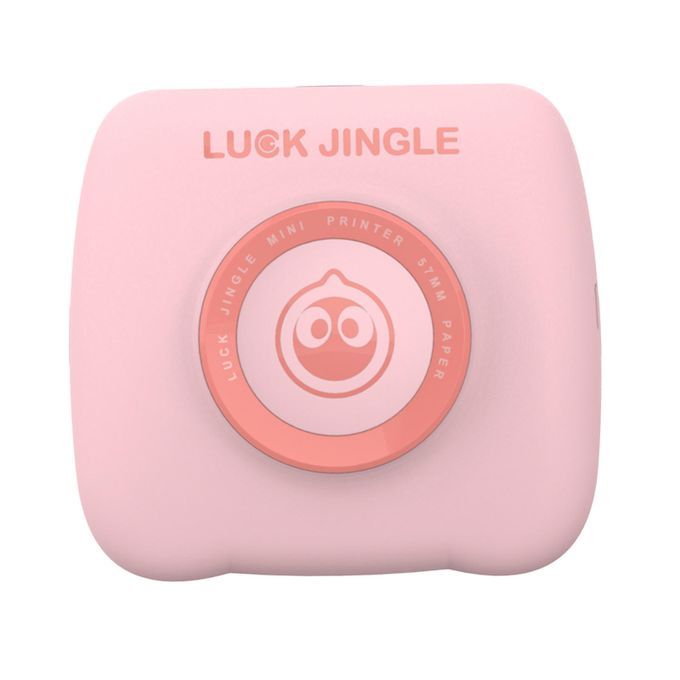 Mini Thermal Printer Home Label Note 203DPI Phone Memo Sticker Pink
