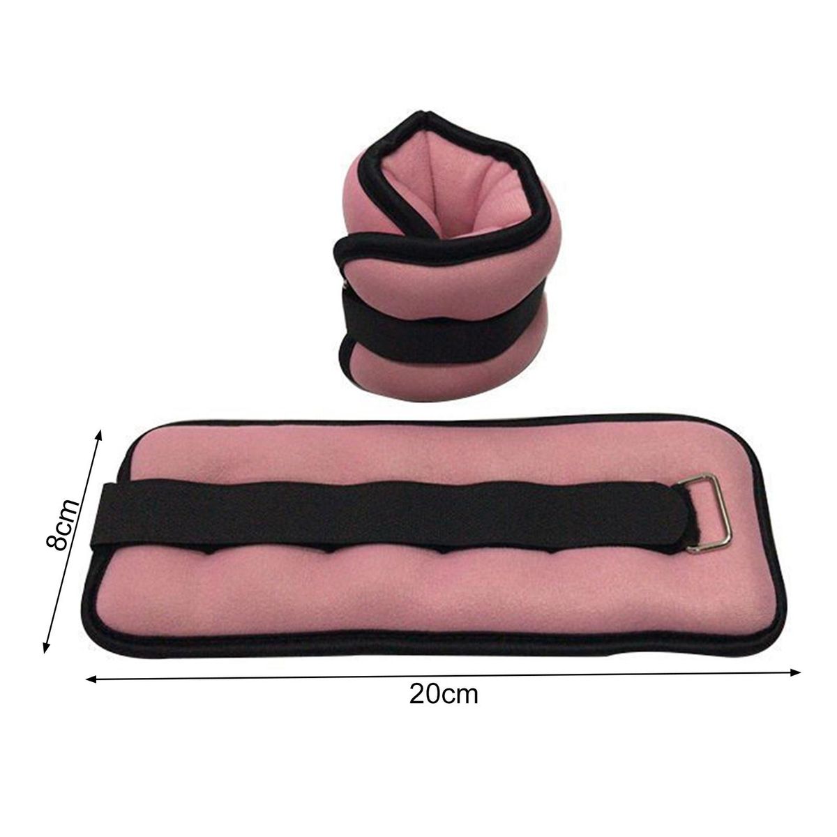 Resistance Ankle Weights Power-up Workout with Dual-use for Running Dark Pink