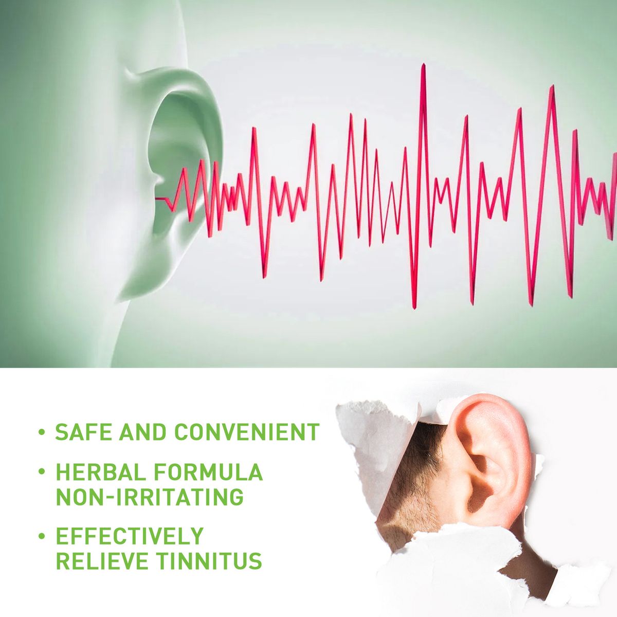 12Pcs Tinnitus Relief Patch Improve Hearing Herbal Sticker