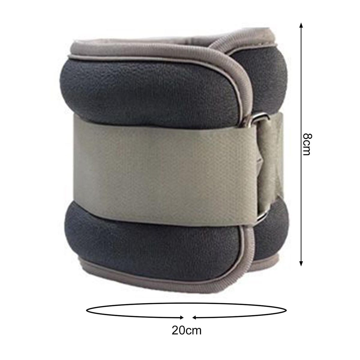 Resistance Ankle Weights Power-up Workout with Dual-use for Running Dark Gray