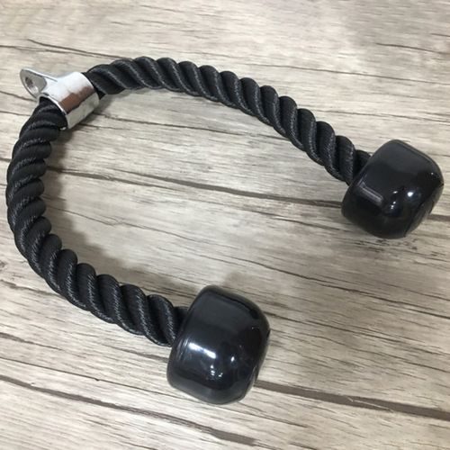 Tricep Training Rope Home Gym Push Pull Cord-Black