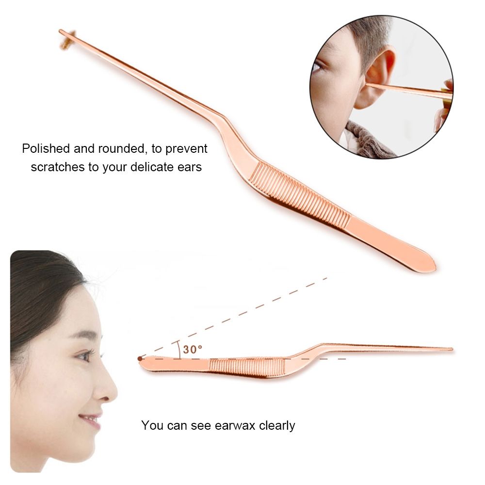 Ear Wax Removal LED Flashlight Tool Set For Baby And Adults Ear Pick Stainless Steel Medical Grade