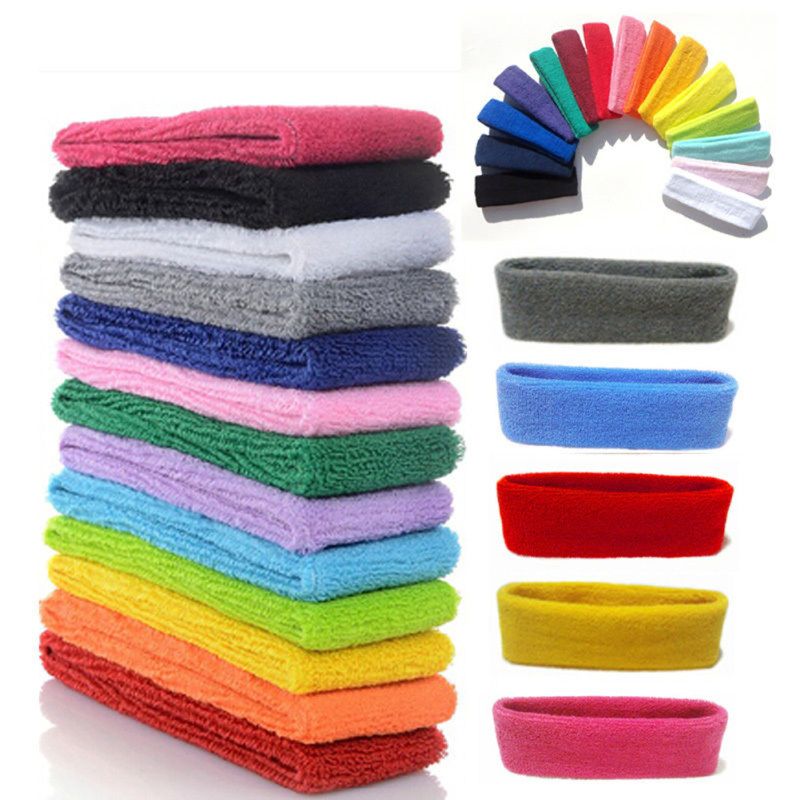 Outdoor Sport Sweatband Headband Yoga Gym Unisex Stretch-