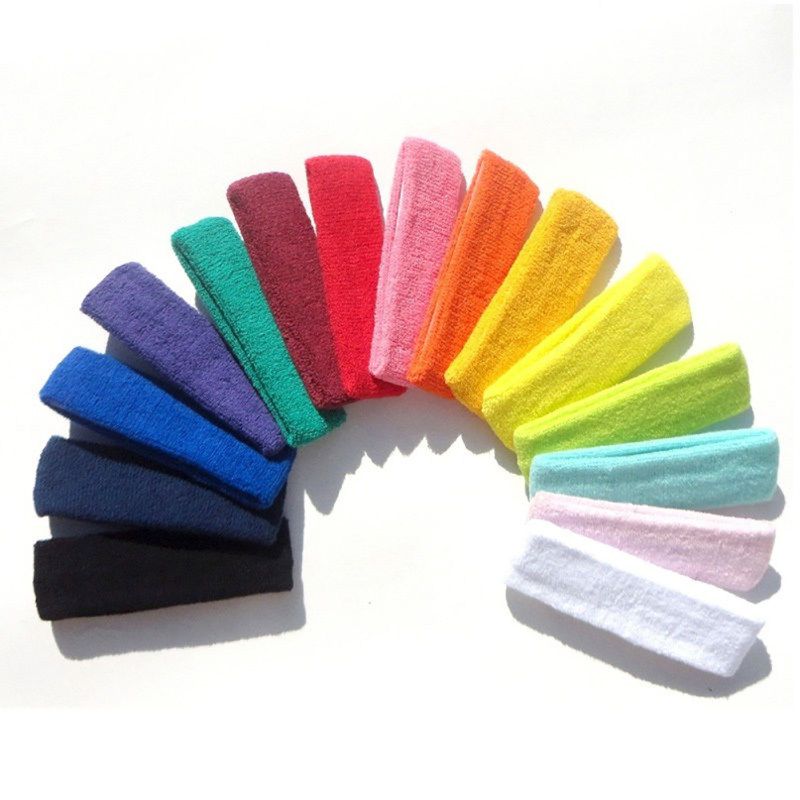 Outdoor Sport Sweatband Headband Yoga Gym Unisex Stretch-