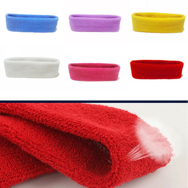 Outdoor Sport Sweatband Headband Yoga Gym Unisex Stretch-