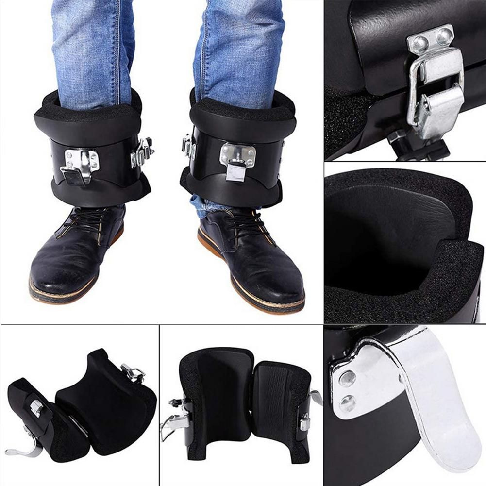 1 Pair Hanging Pull-up Gravity Inversion Boots 150KG Load-bearing Capacity Secure Lock Fitness