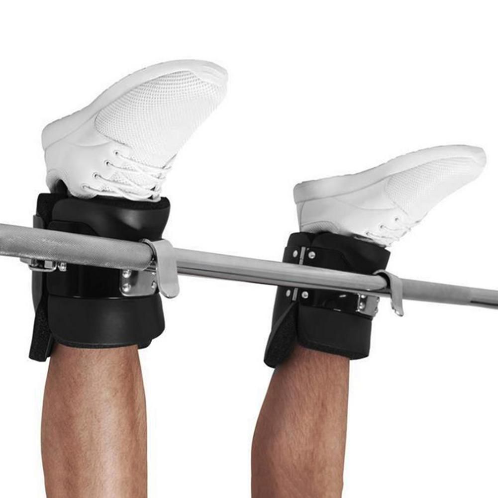 1 Pair Hanging Pull-up Gravity Inversion Boots 150KG Load-bearing Capacity Secure Lock Fitness