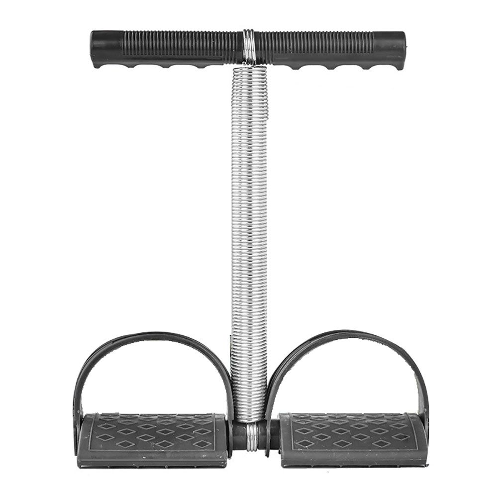Elastic Sit-Up Pull Rope Spring Tension Band Foot-Black
