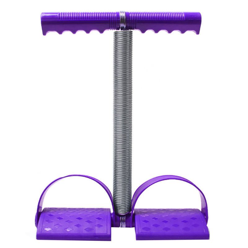 Elastic Sit-Up Pull Rope Spring Tension Band Foot-Black