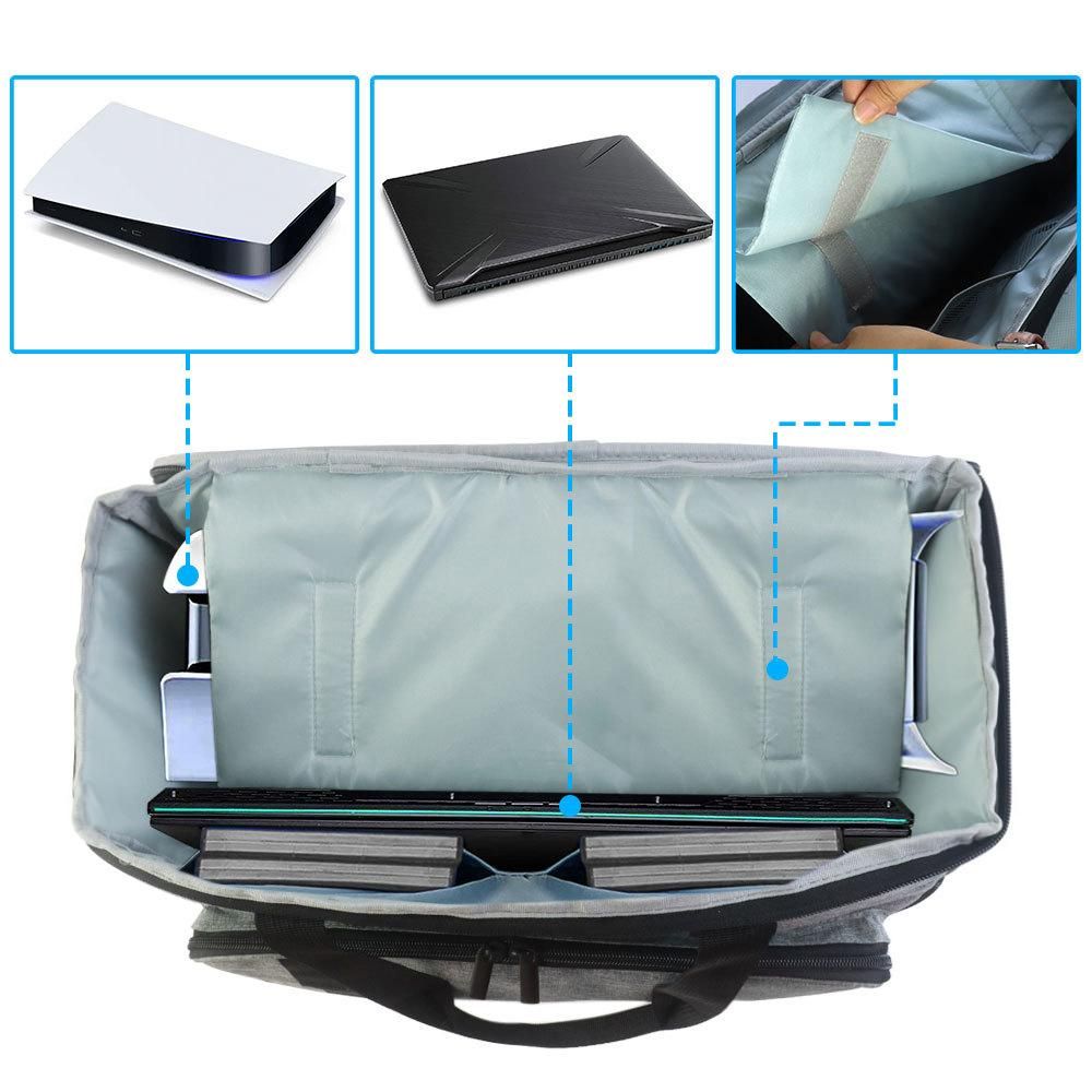 Carrying Case for PS5 PS4 PS3 Game Consoles Storage Bag Protective Travel Case