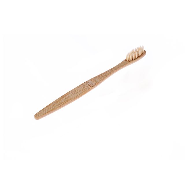 10pcs Natural Bamboo Handle Toothbrush  Colorful
