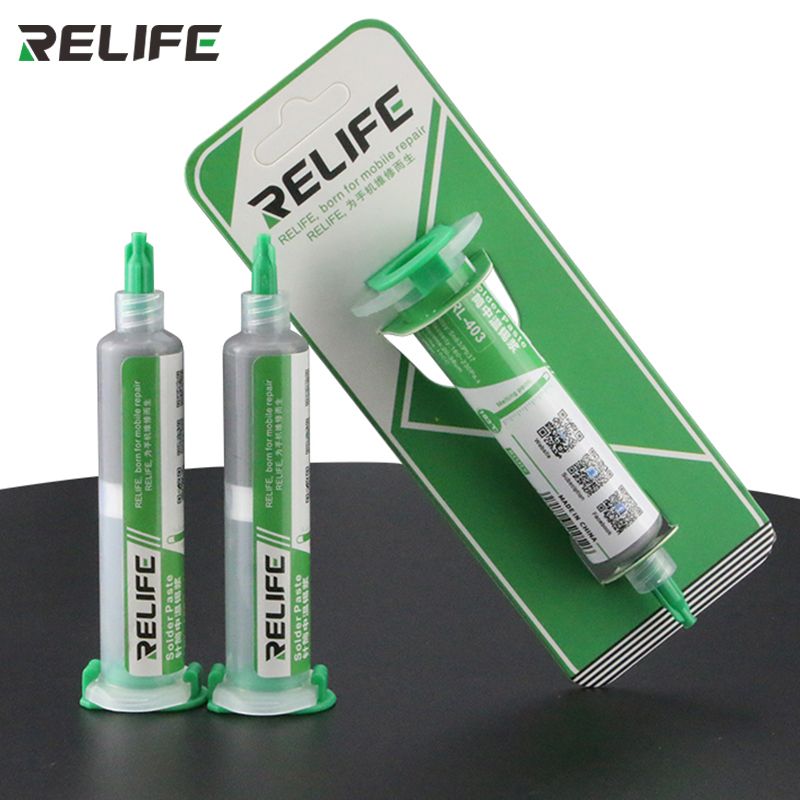 183℃ Paste RL-403 Phone RELIFE 20-38um Motherboard Original Repair Solder 10CC Paste No- For Flux Welding Sn63/Pb37 BGA
