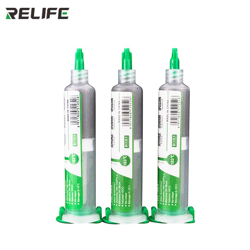 183℃ Paste RL-403 Phone RELIFE 20-38um Motherboard Original Repair Solder 10CC Paste No- For Flux Welding Sn63/Pb37 BGA