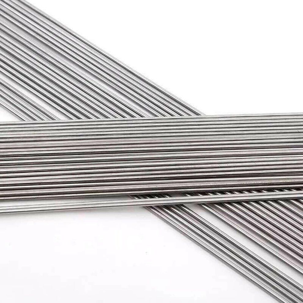 20 Pie Es Aluminum Welding Rods 1.6mm * 330mm 5 ℃ Melting Point Rods-silver-1.6*330mm
