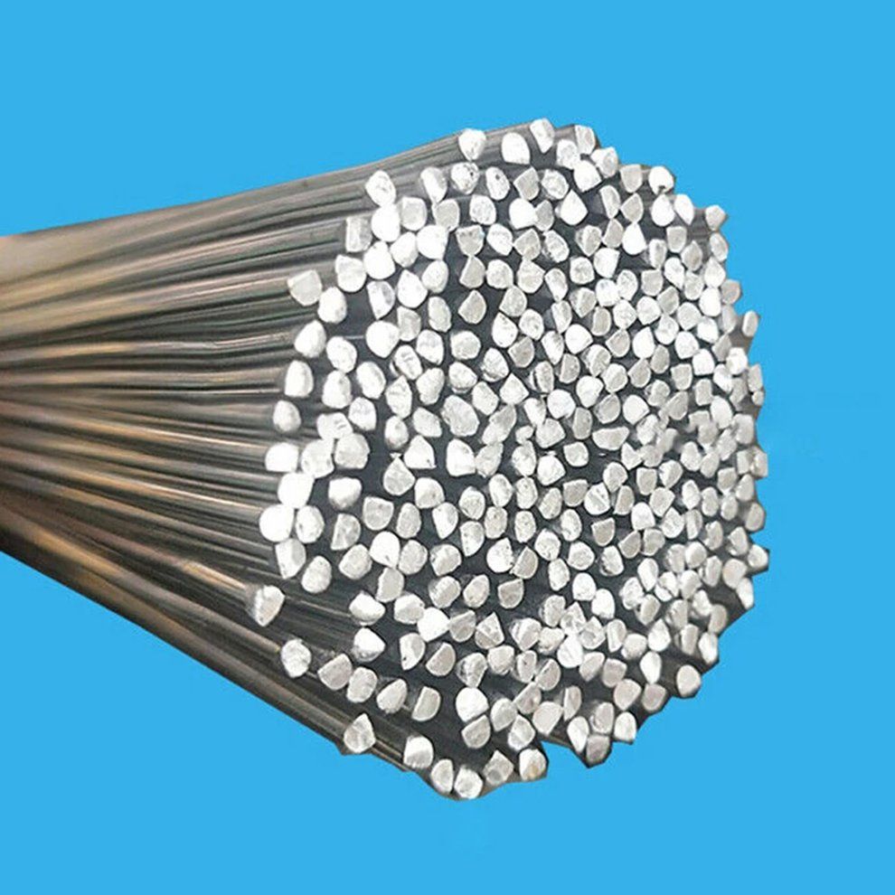 20 Pie Es Aluminum Welding Rods 1.6mm * 330mm 5 ℃ Melting Point Rods-silver-1.6*330mm