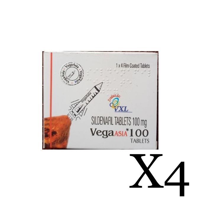 Vega 100 - (4 Pack) For Strong Erection And Multiple Rounds
