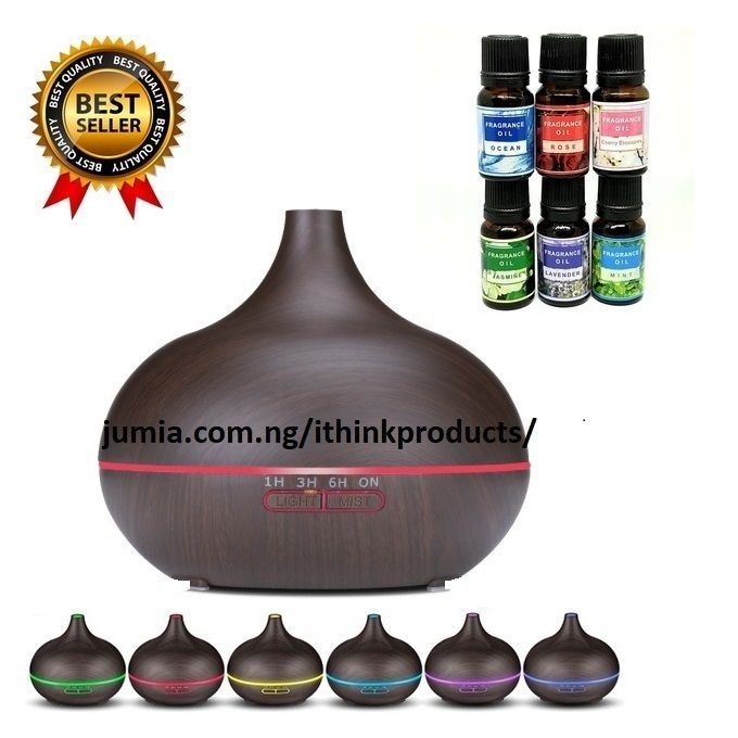 Aroma Essential Oil Diffuser Air Humidifier + Fragrance Oils