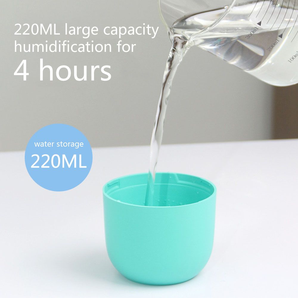 Humidifier 220mL 7 Colorful LED Rechargeble Diffuser