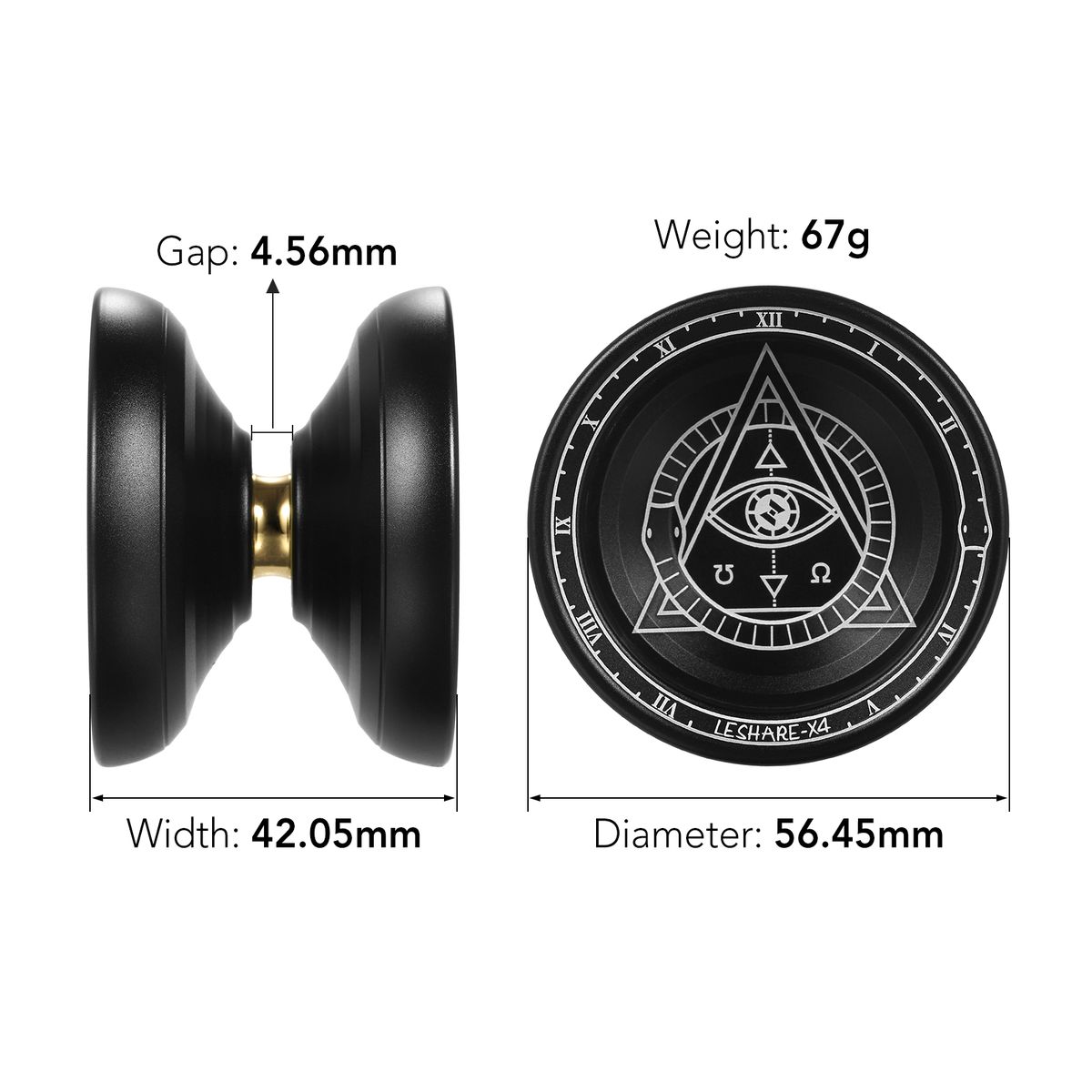 Professional Yoyo Competitive Aluminum Yoyo Ball Yo Yo Gift