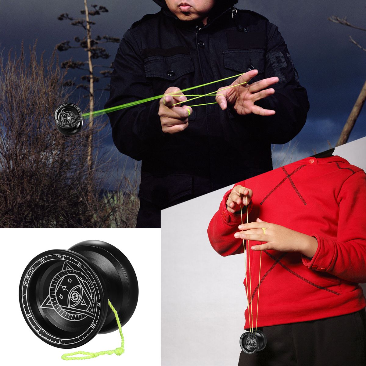 Professional Yoyo Competitive Aluminum Yoyo Ball Yo Yo Gift
