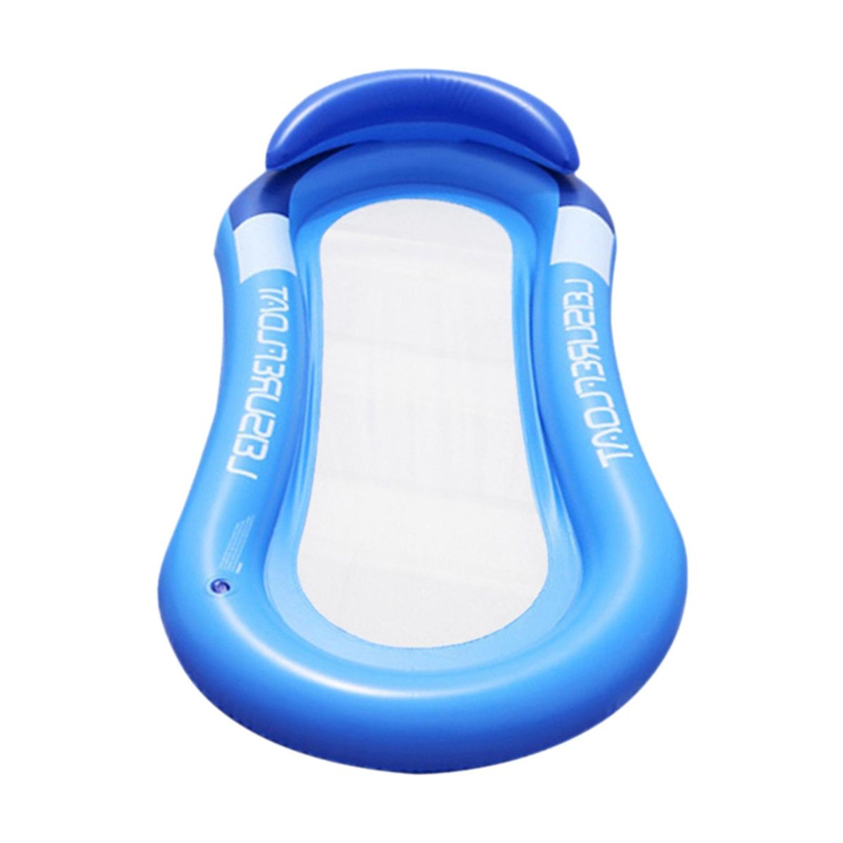 Durable Pool Float Bed Swimming Kids Adults Mesh Floater Water Blue