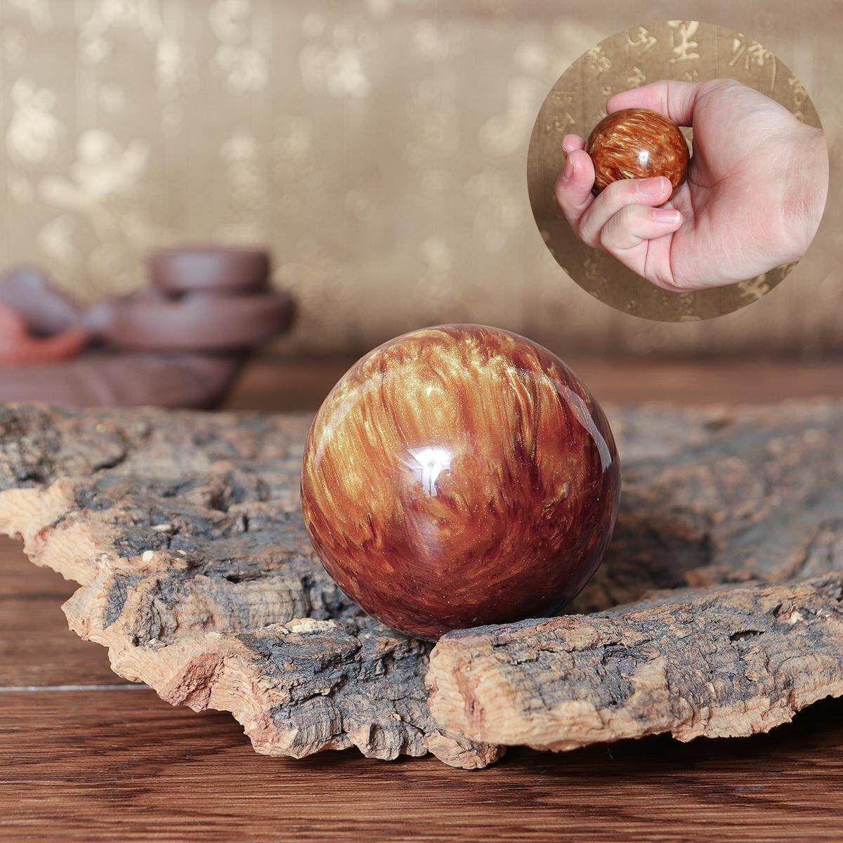 Golden Black Coral Sea Willow Cure The Handball Ball 50MM