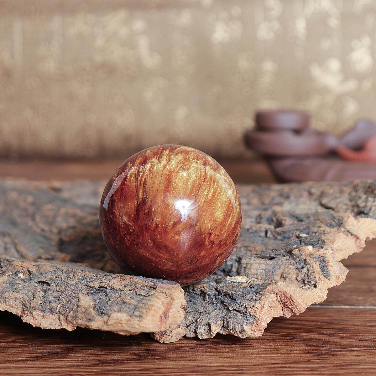 Golden Black Coral Sea Willow Cure The Handball Ball 50MM