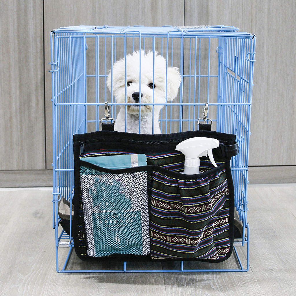 Dog Crate Storage Bag Washable Pet Supplies Food Toy Storage Green