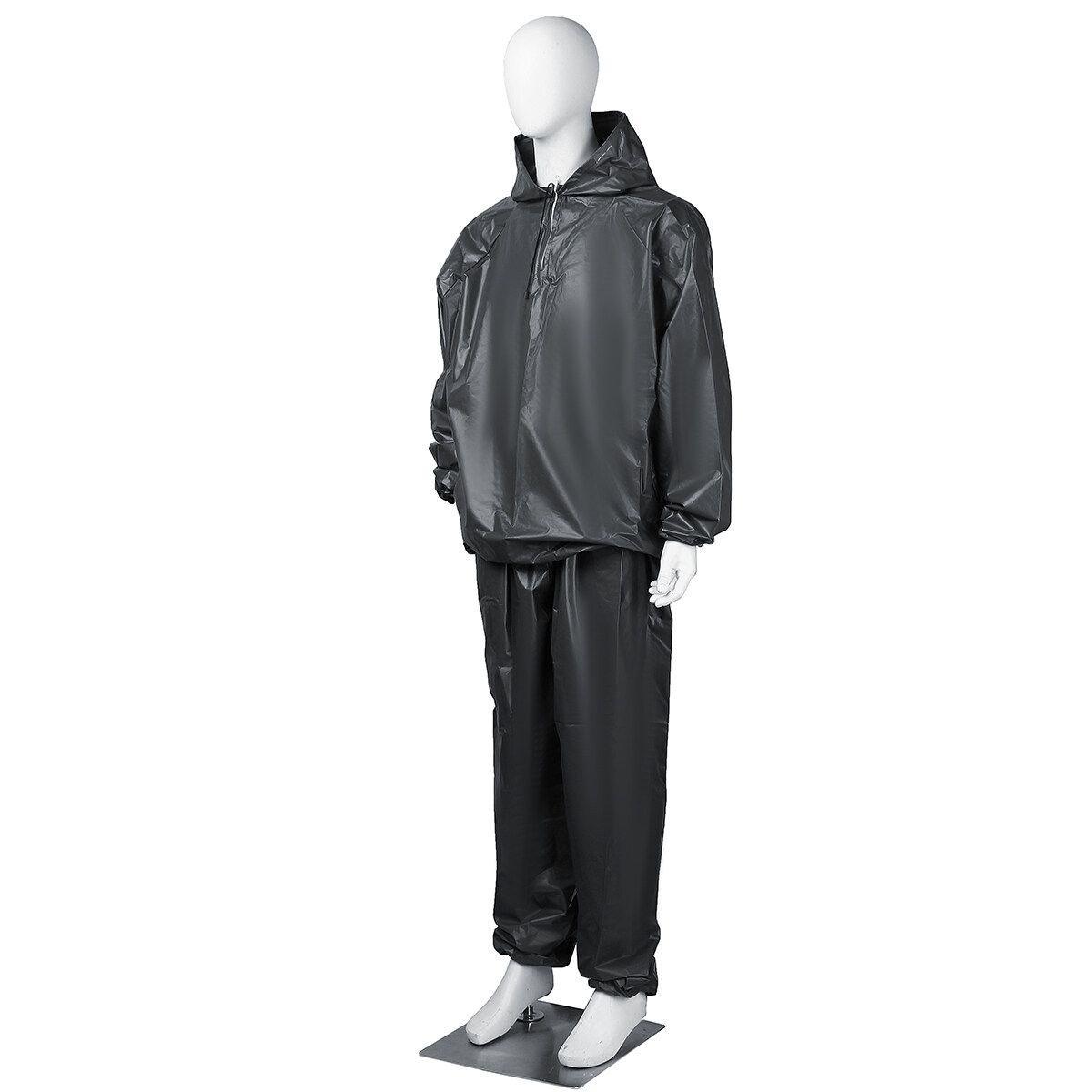 L/XL/2/3XL EVA Heavy Duty Sweat Suit Sauna Exercise Training Gym Fitness Weight Loss 3XL