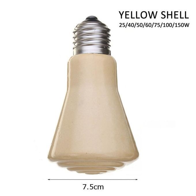 60W Infrared Ceramic Heat Light Emitter Lamp Bulb For Reptile Pet Brooder Chicken-60W