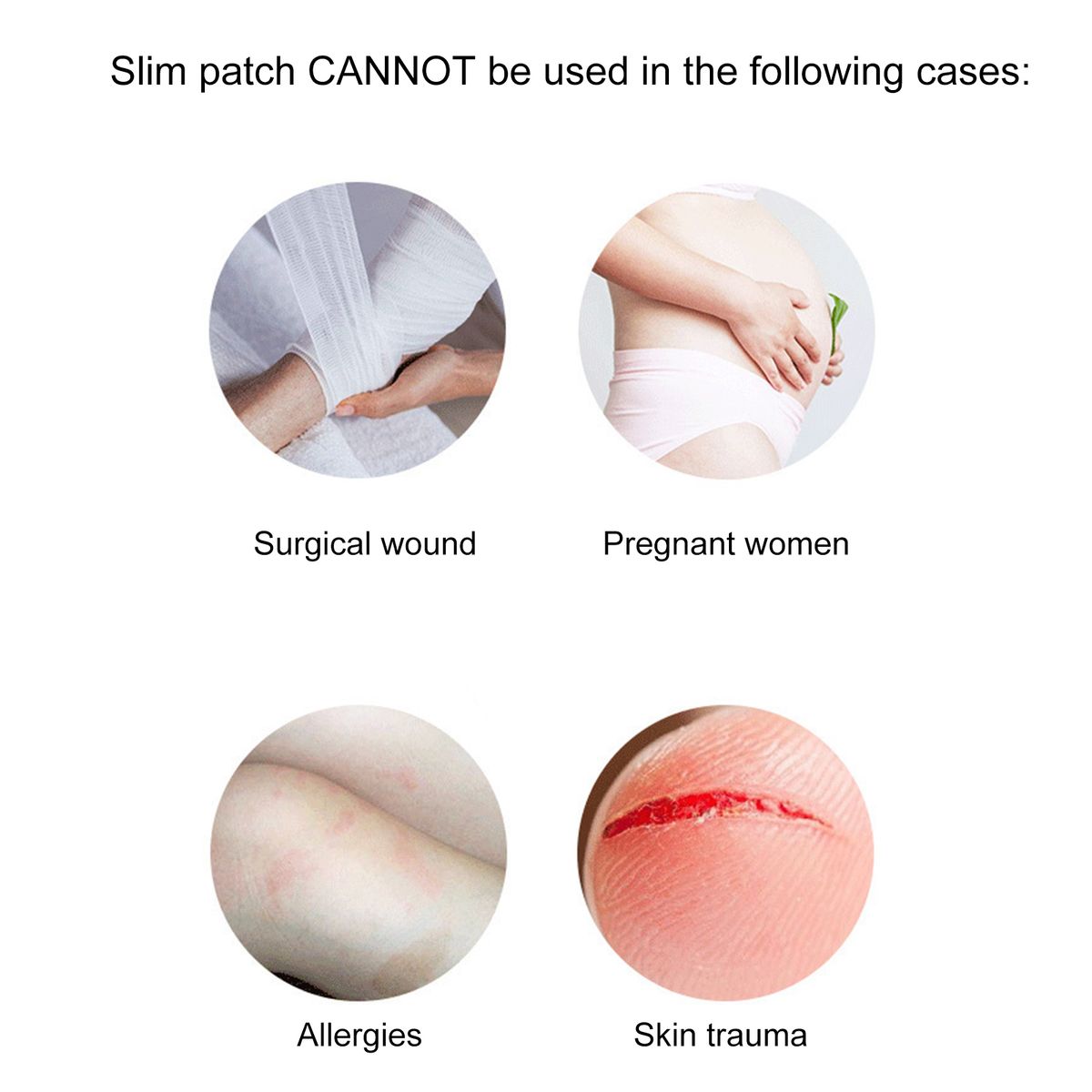 8PCS Slim Patch Navel Sticker Anti-Obesity Fat Burning For