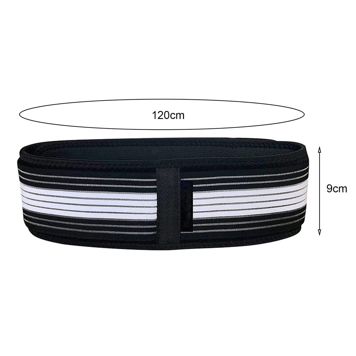 Sciatica Belt for Pain Relief Premium Back Support Brace Breathable Black