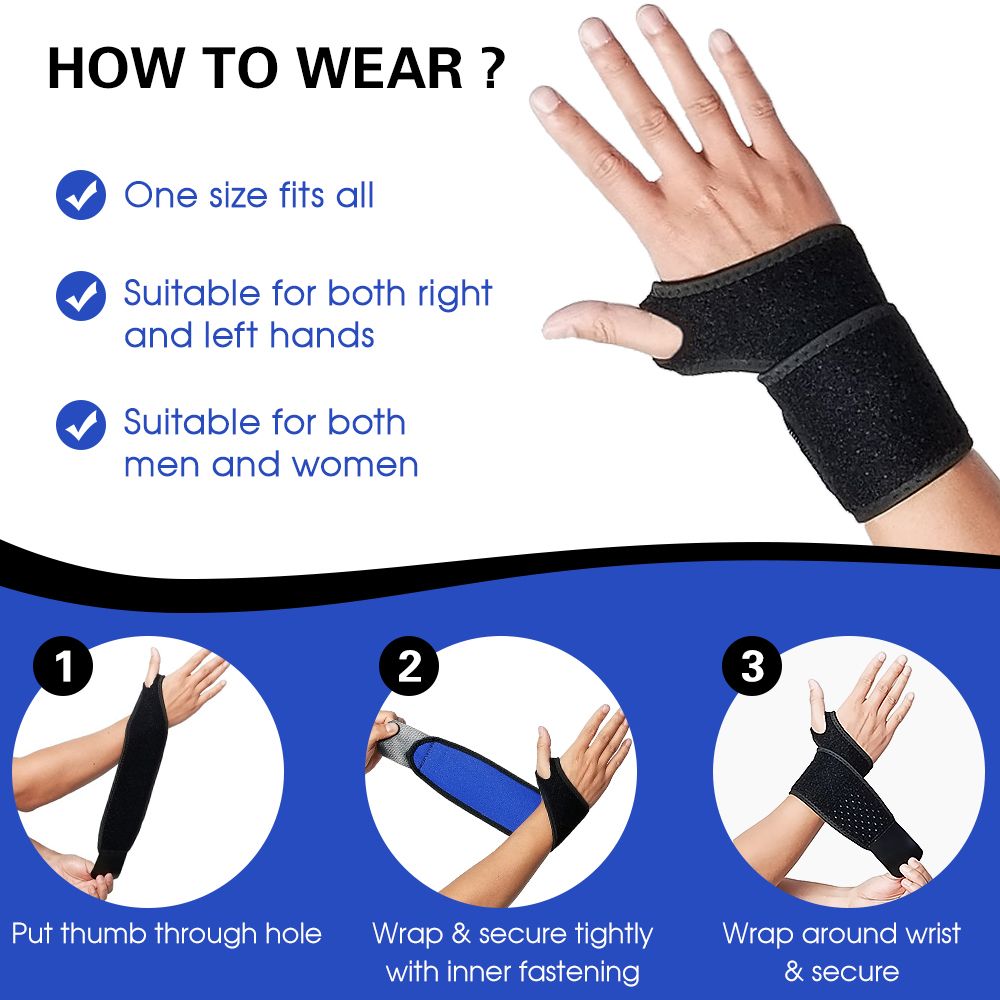 Wrist Support Brace Wrist Stabilizer Adjustable Wrist
