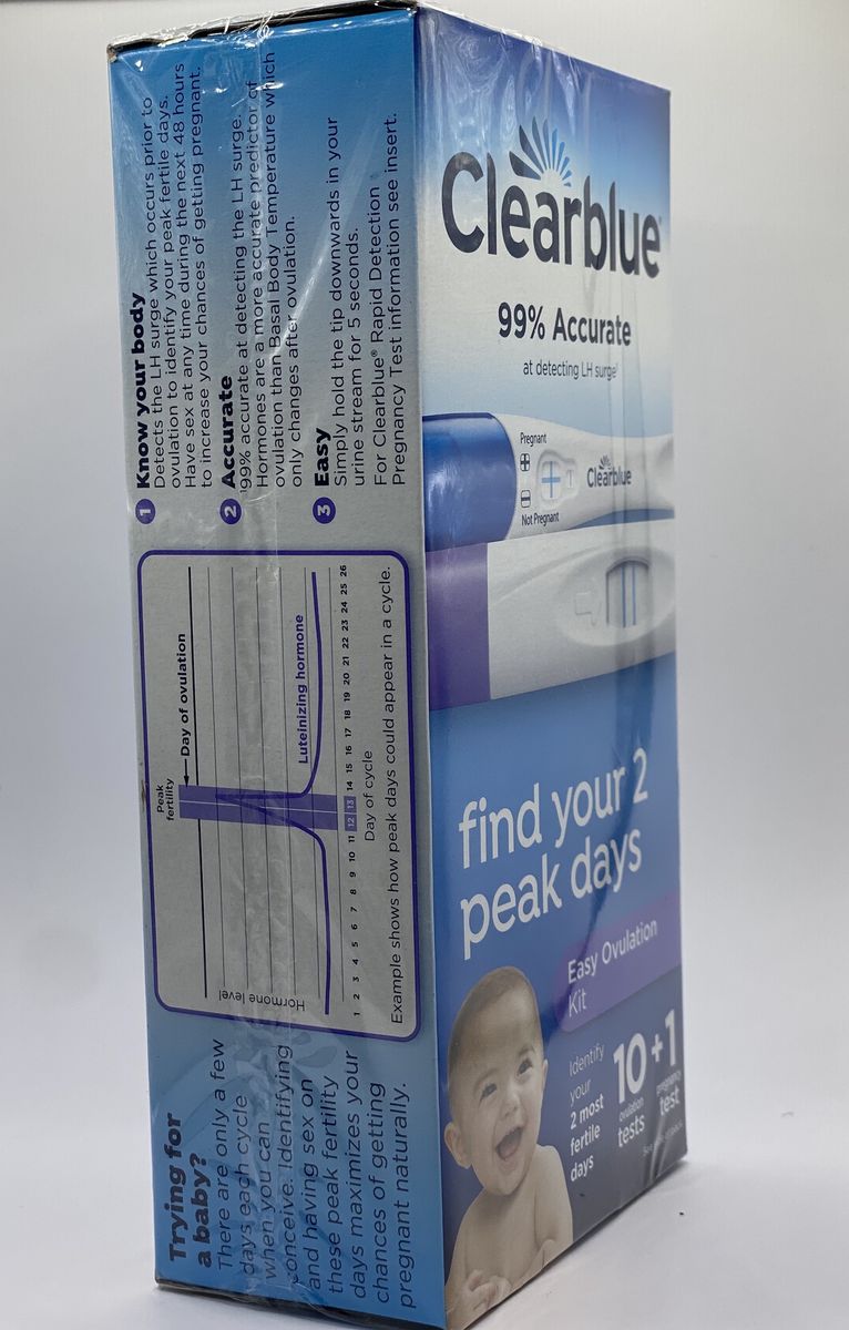 Clearblue Easy Ovulation 10 Test Kits + 1 Pregnancy Test