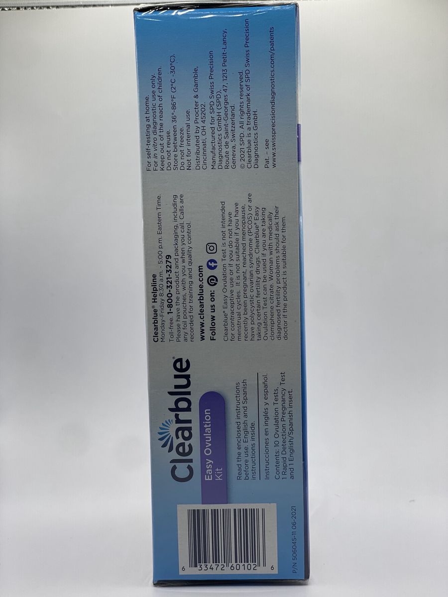 Clearblue Easy Ovulation 10 Test Kits + 1 Pregnancy Test