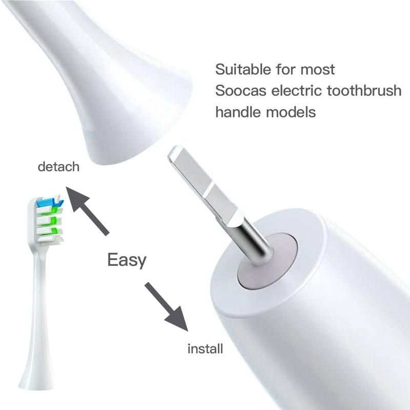 4Pcs Replacement Toothbrush Heads for Xiaomi SOOCAS V1X3/X3U