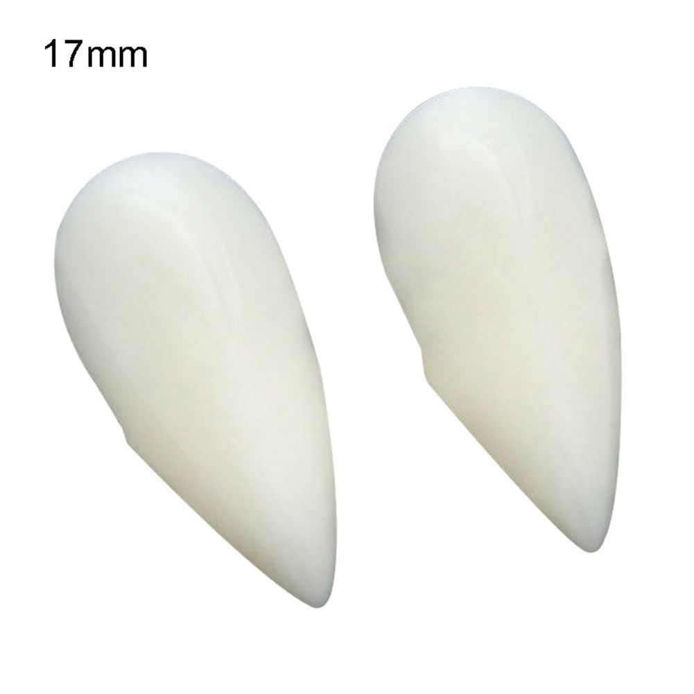 2Pcs 13/15/17/19mm Halloween Fake Vampire Teeth Fangs-