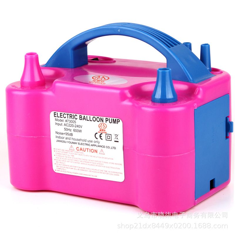 High Power Electric Balloon Pump Two Nozzles Inflator
