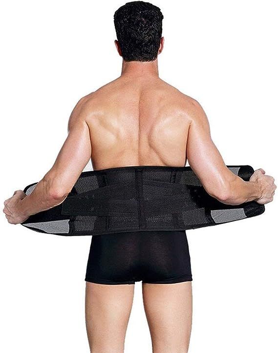 Shaper Unisex Waist Trainer Fat Burner Slimming Belt-Black